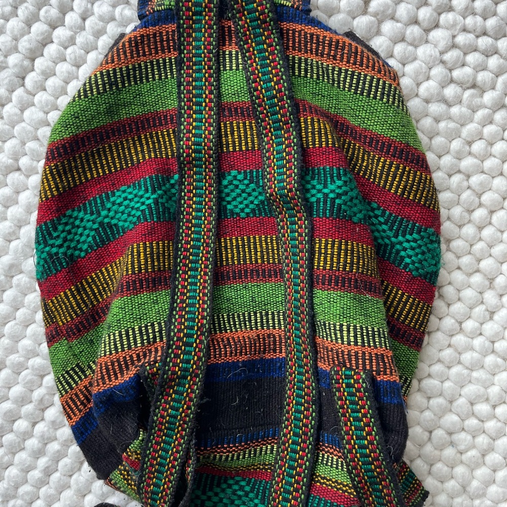 Pinzon: Colorful Striped Backpack - Picture 6 of 6